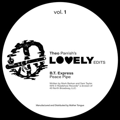 Artist: Theo Parrish | BT Express | George Duke Title: Lovely Edits Vol 1 Label: Lovely Edits Cat: LE 001 Format: 12”  Available to order at Musenki.co.uk 