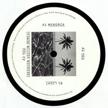 Load image into Gallery viewer, Artist: COSMONECTION Label: MENORCA EP A2-YOU featuring (SESSION VICTIM REMIX) Cat: DOG70 Format: 12” vinyl 
