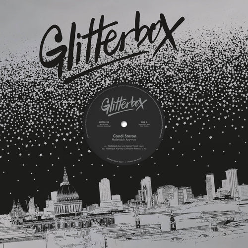 Artist: CANDI STATON Title : HALLELUJAH ANYWAY (INC. LARSE, DR PACKER, MOPLEN & FRANKIE KNUCKLES REMIXES) Label: Glitterbox Cat: GLITS019R Format : 12” Pressed By – Optimal Media GmbH – BI29581 Published By – Jamarcu Music Co. Published By – Macolection Music Publishing Phonographic Copyright (p) – Glitterbox Recordings Copyright (c) – Glitterbox Recordings