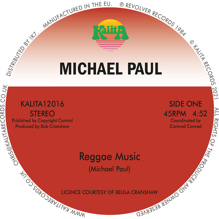 Michael Paul: Reggae Music: The much sought after boogie party banger which originally appeared on New York-based Revolver Records run by famed jazz bassist Bob Cranshaw, available at MUSENKI Records www.musenki.co.uk