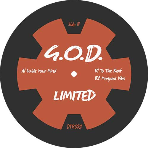 Side A: Artist: G.O.D. Title: Limited Label: Digital Tape Recordings Cat: DTR002 Format: 12