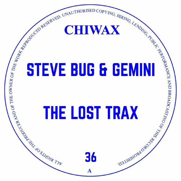 STEVE BUG / GEMINI: The Lost Trax