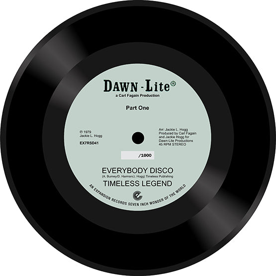 TIMELESS LEGEND: Everybody Disco (Record Store Day RSD 2021) (limited hand-numbered 7